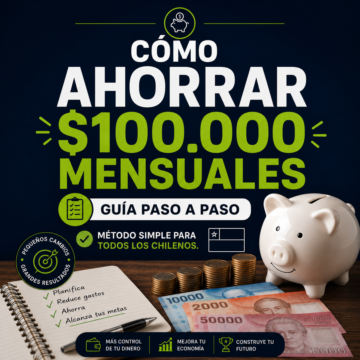 Método $100K- Guía para Ahorrar $100.000 al Mes paso a paso.