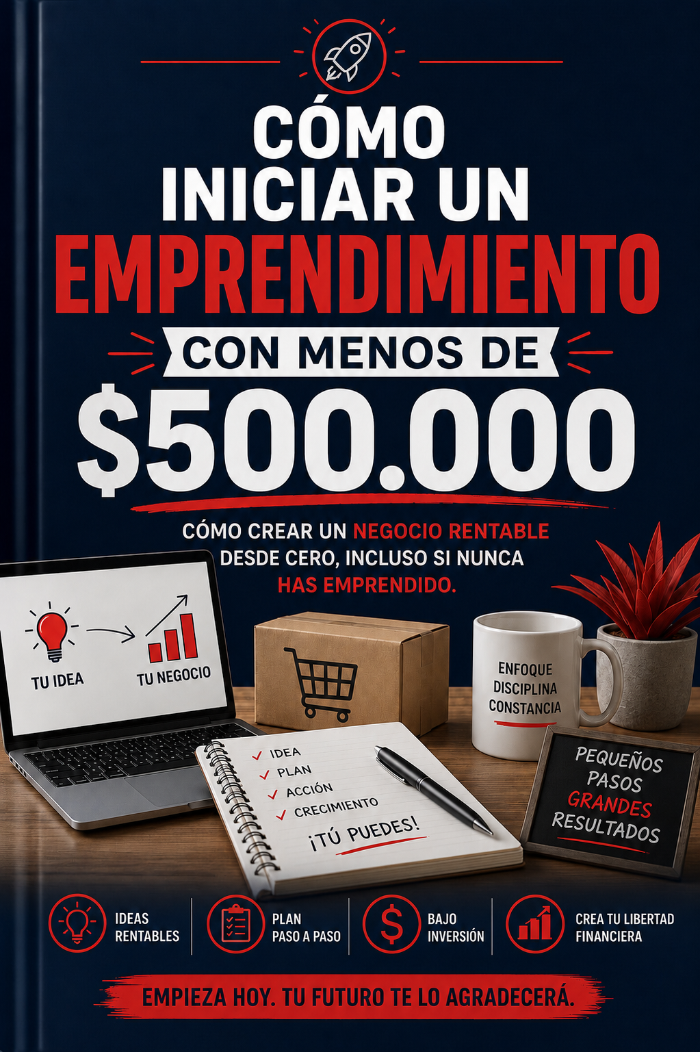 Emprende con menos de $500K | La Guía para Crear un Negocio Rentable desde Cero
